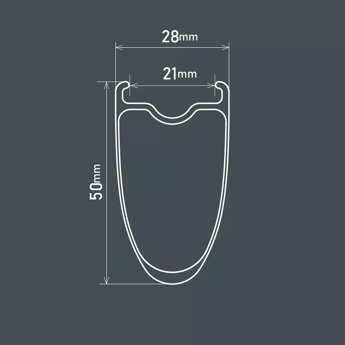 Shimano Ultegra WH-R8170-C50-TL Disc Centerlock Road Wheels 28"/700C 8 Shimano Ultegra WH-R8170-C50-TL Disc Centerlock Road Wheels 28"/700C - Billede 6