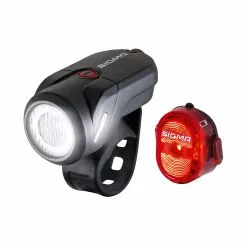 SIGMA AURA 35 USB LED Front Light/NUGGET II Rear Light Set