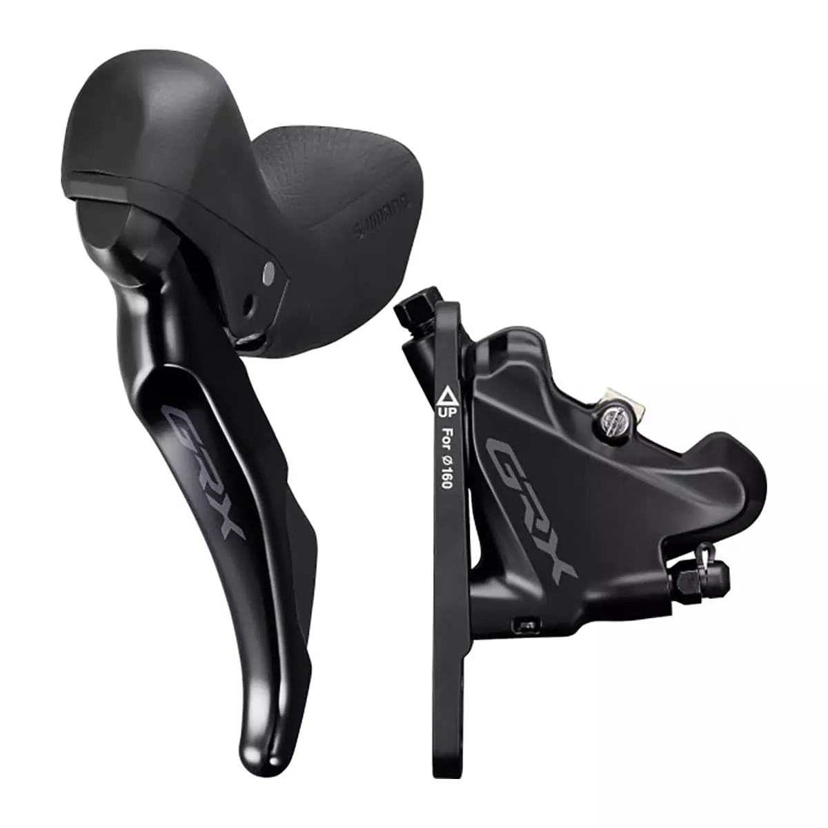 Shimano GRX ST-RX400 Brake/Shift Lever Combination 2x10 Speed With BR-RX400 Disc Brake Caliper (Front Or Rear) 3 Shimano GRX ST-RX400 Brake/Shift Lever Combination 2x10 Speed With BR-RX400 Disc Brake Caliper (Front Or Rear)