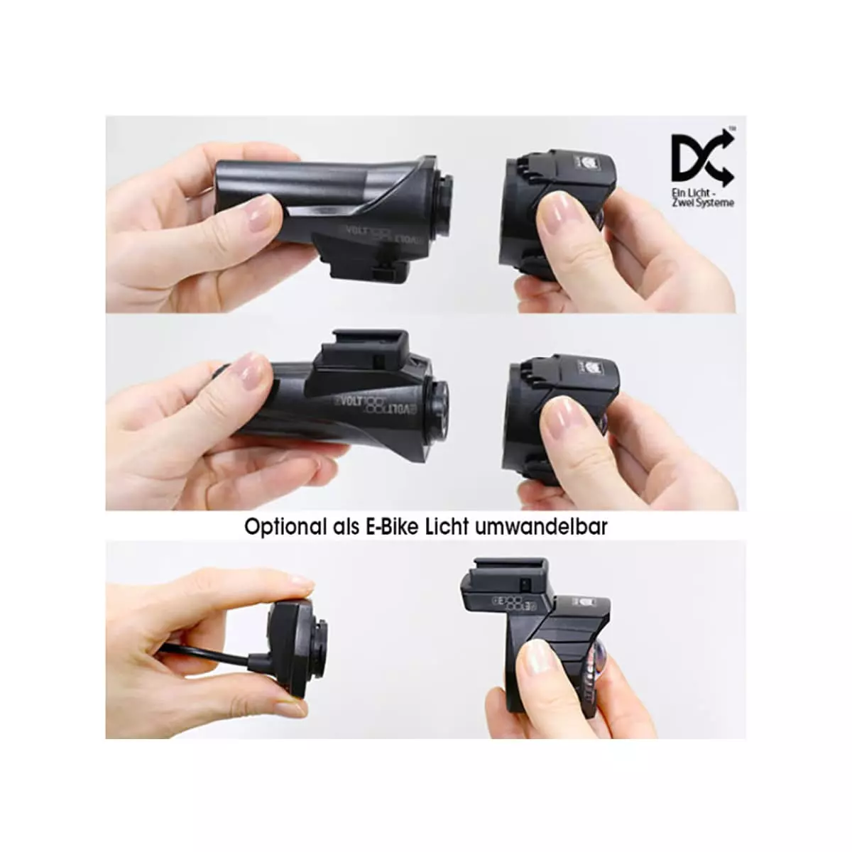 Cateye GVolt 100™ Rechargeable Front Light Dual System 8 Cateye GVolt 100™ Rechargeable Front Light Dual System - Billede 6