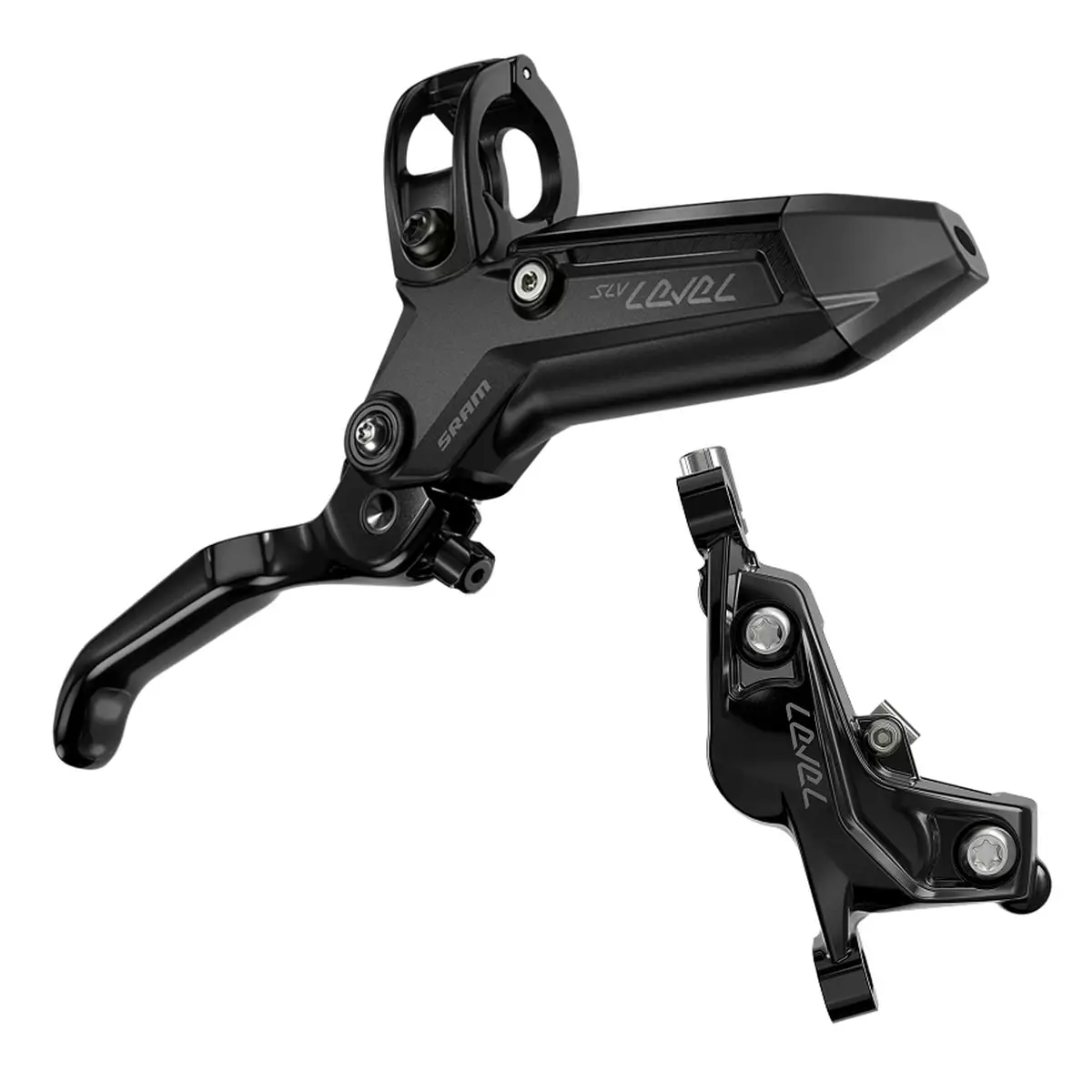 SRAM Level Silver Stealth 4-Piston Disc Brake 3 SRAM Level Silver Stealth 4-Piston Disc Brake