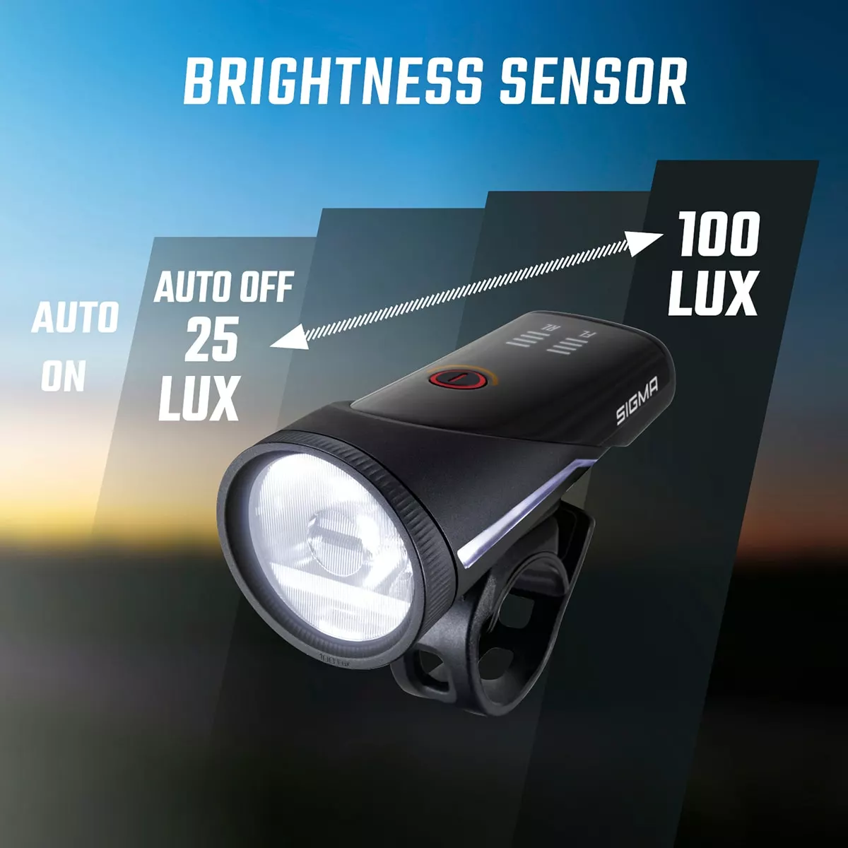 SIGMA AURA 100 LINK USB LED Front Light/BLAZE LINK USB Battery-powered Rear Light With Brake Light Kit 6 SIGMA AURA 100 LINK USB LED Front Light/BLAZE LINK USB Battery-powered Rear Light With Brake Light Kit - Billede 4