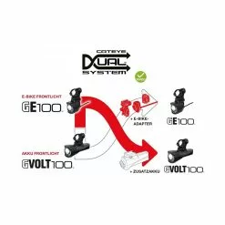 Cateye GVolt 100™ Rechargeable Front Light Dual System 11 Cateye GVolt 100™ Rechargeable Front Light Dual System -Billig Cykellygter butik E89B1DA286367382349B997DD4490789